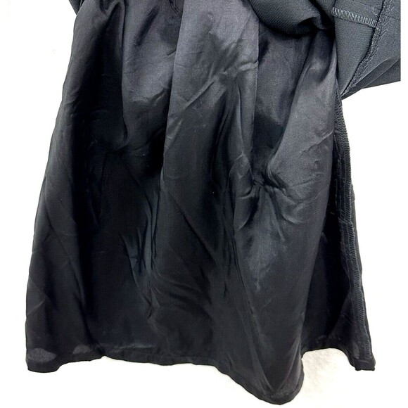 Jeannene Booher Dress Womens Sz 4 Lined Pullover Twist-Tie Front Back Zip Black - Picture 6 of 12